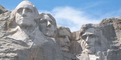 Mount Rushmore
George Washington
Abraham Lincoln
Thomas Jefferson
Theodore Roosevelt