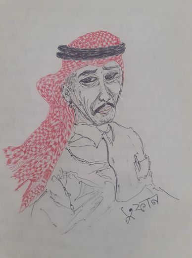 Co-passenger from Jeddah to Riyadh flight by Toofan Majumder
Saudi Arabia days
Colonel
portrait sket