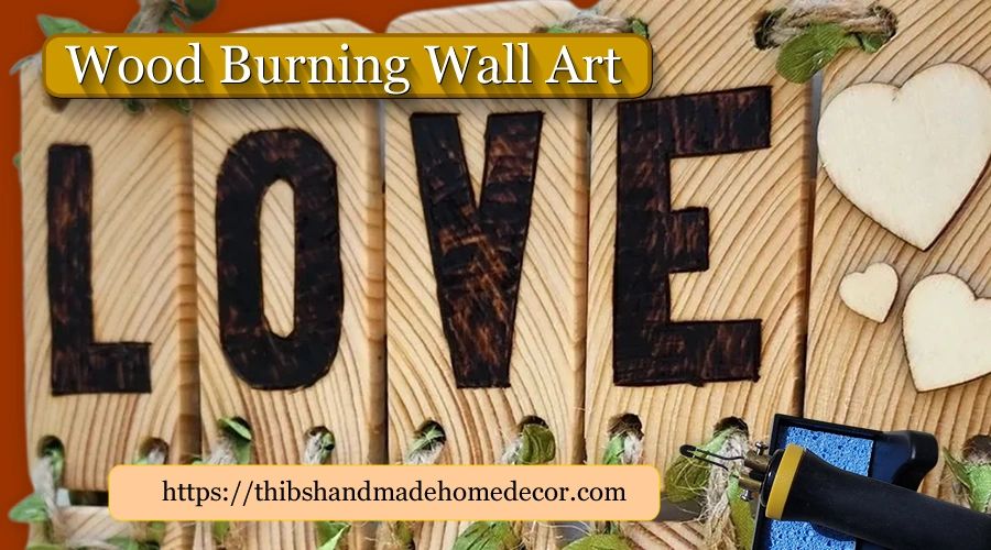 Wood Burning Handmade Home Wall Art Decor