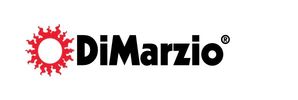 DiMarzio logo with a red sun and black text.