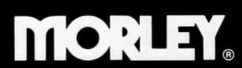 White MORLEY logo on black background.