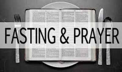 Fasting and prayer are power.