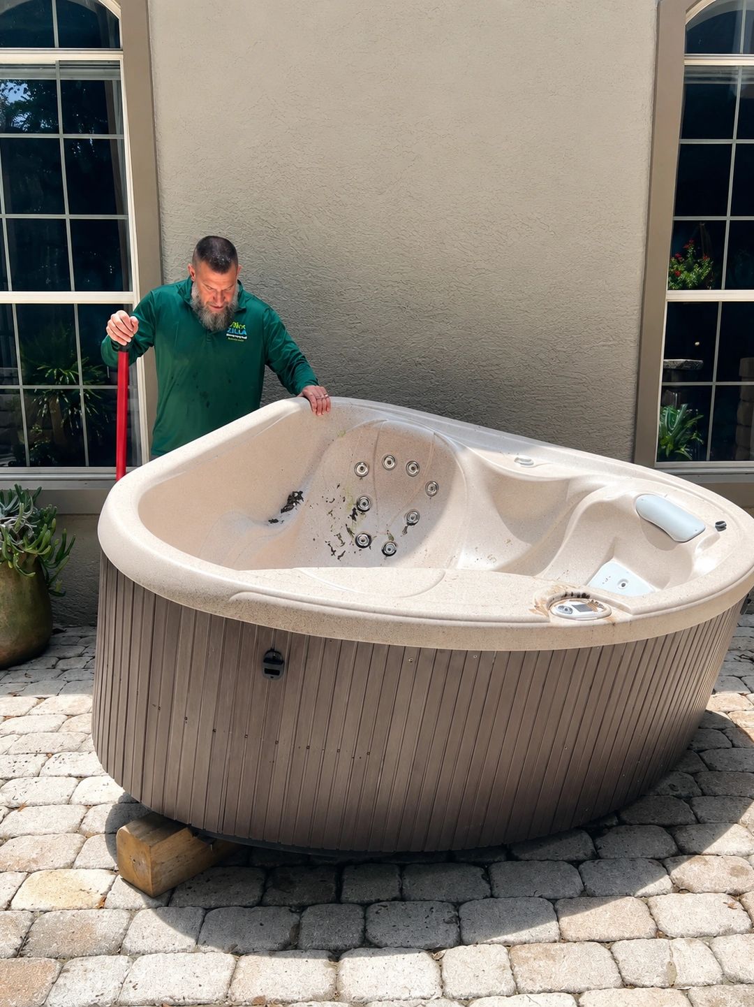 Hot tub removal in Sugar Mill Plantation, Flagler Beach, FL by Junk Zilla