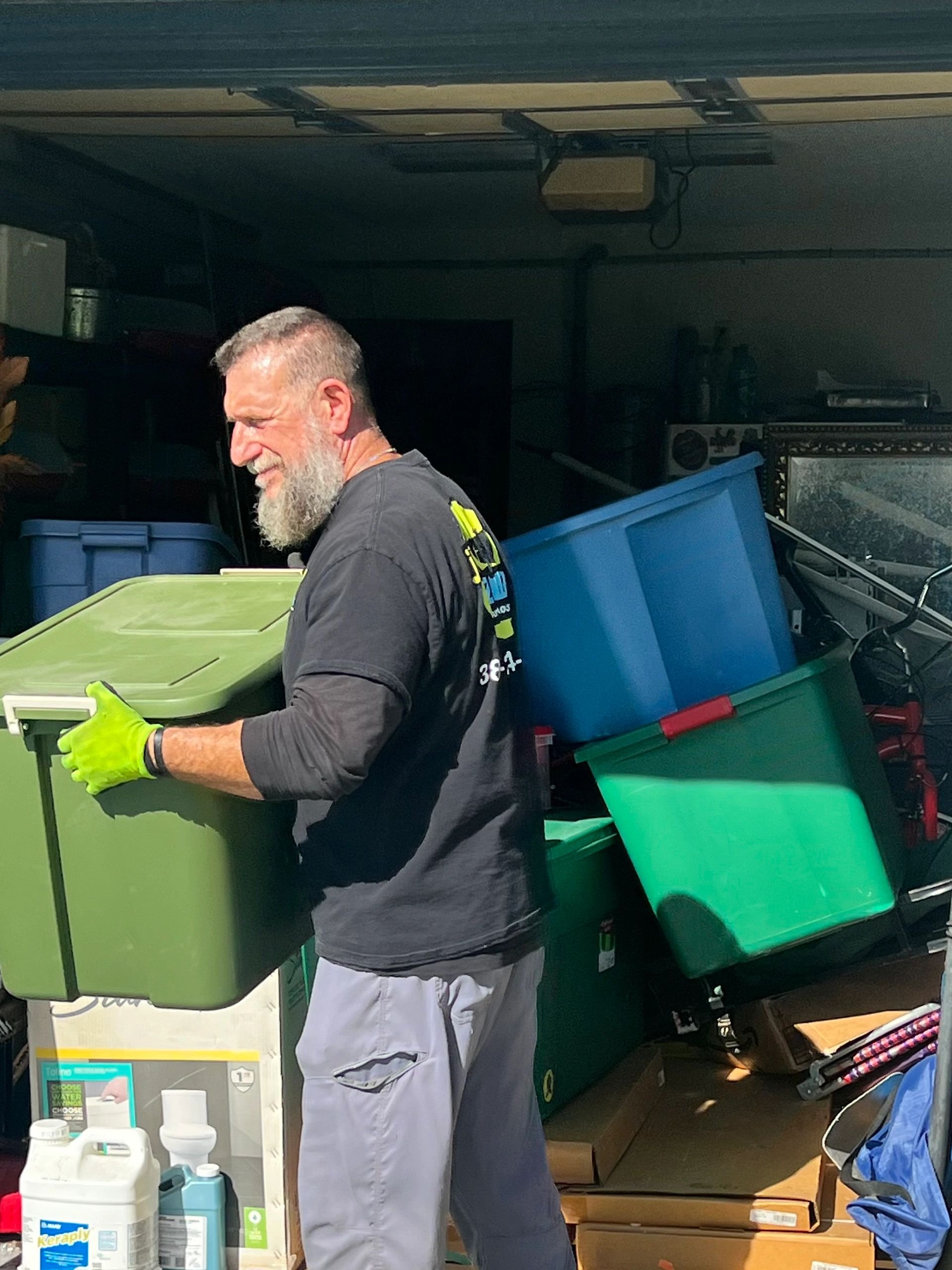 Garage cleanout in Ormond Beach, Florida by Junk Zilla Junk Removal