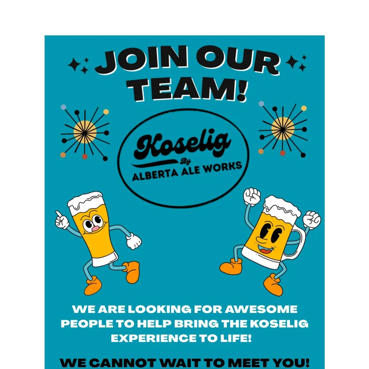 Join Koselig by Alberta Ale Works team, bringing great experiences to life!