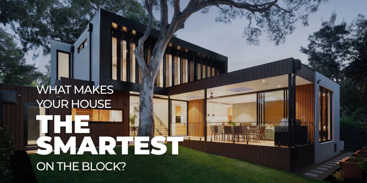 Smart home with Control4, lighting control, automatic shades.