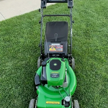 John Deere push mower picture for posting it on marketplace.