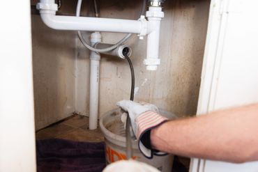 closeup shot of a sink pipe 