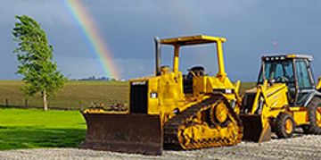 DOZER BACKHOE HOME SITE DEVELOPMENT GRADING EXCAVATION