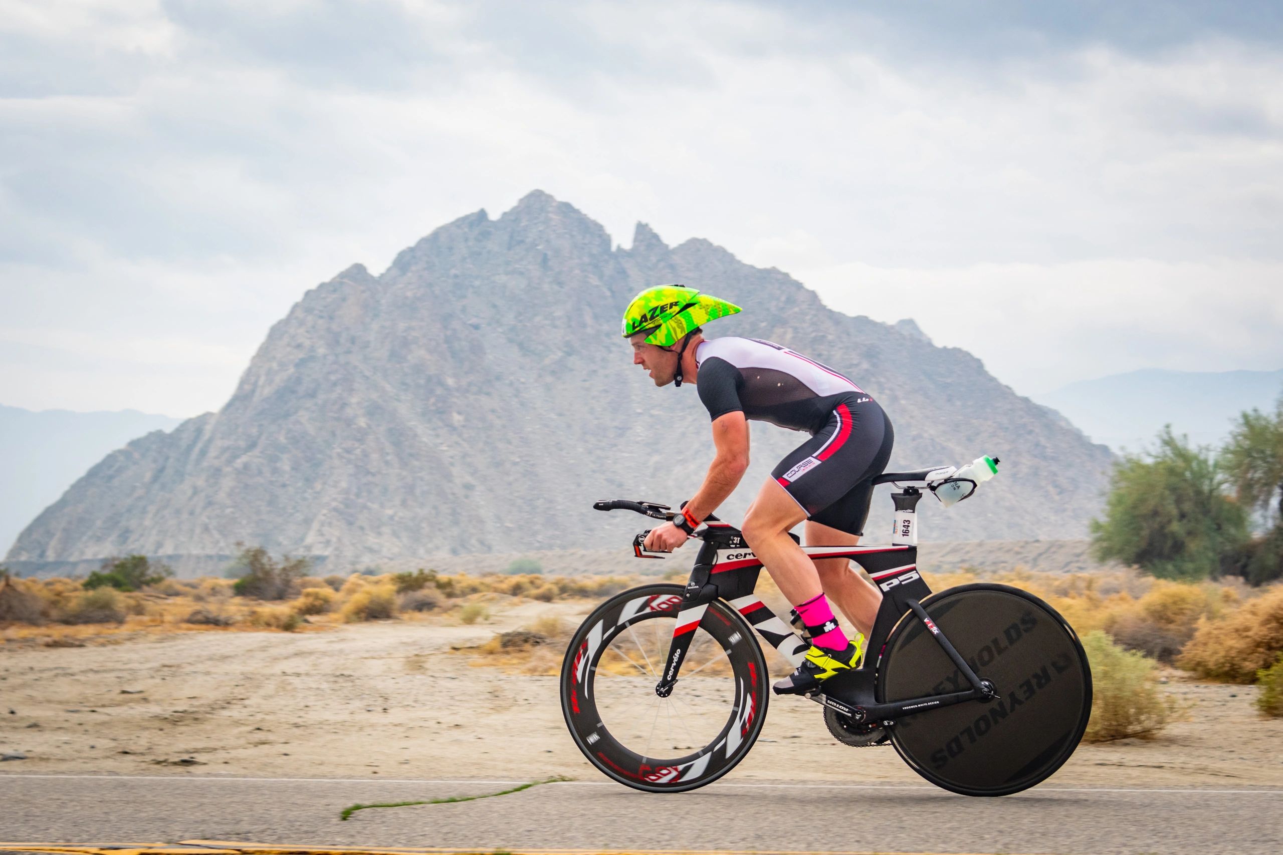 Cervelo P5 bike ride in Palm Springs at Ironman 70.3 Indian Wells, Zipp, Disc, SRAM, Shimano Di2