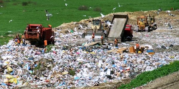 Waste Landfill Recycle Dump Site for Dumpster to dispose of debris
