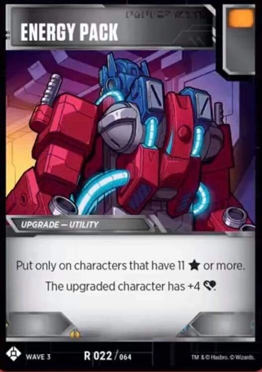 Transformers News: Re: Wizards of the Coast Transformers Trading Card Game Thread