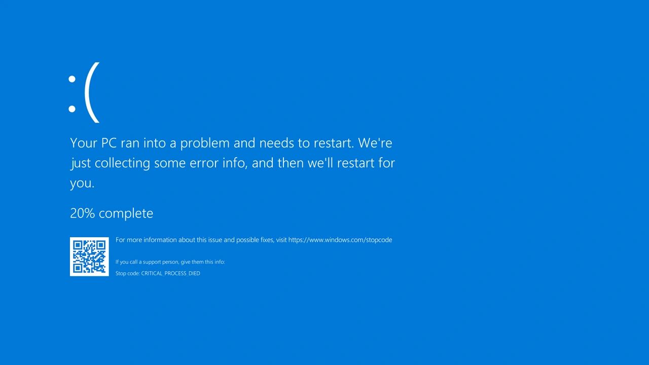 virus blue screen windows 7