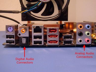 Motherboard Sound Motherboard Audio Analog Sound Digital Sound 3.5 Audio Jacks S/PDIF Port 6.35 Jack