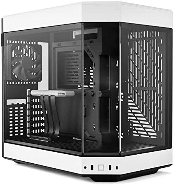 HYTE Y60 Modern Aesthetic Dual Chamber Panoramic Tempered Glass Mid-Tower ATX Computer Gaming Case