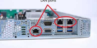 Built in 10/100 Lan Connection
Built in 1000 (Gigabit) Lan Connection
Built In Wireless Network Card