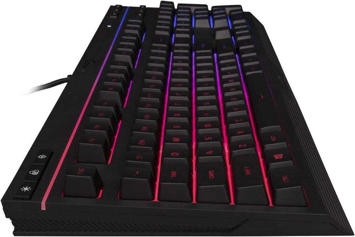 HyperX Alloy Core RGB – Membrane Gaming Keyboard, Comfortable Quiet Silent  Keys with RGB LED Lighting Effects,