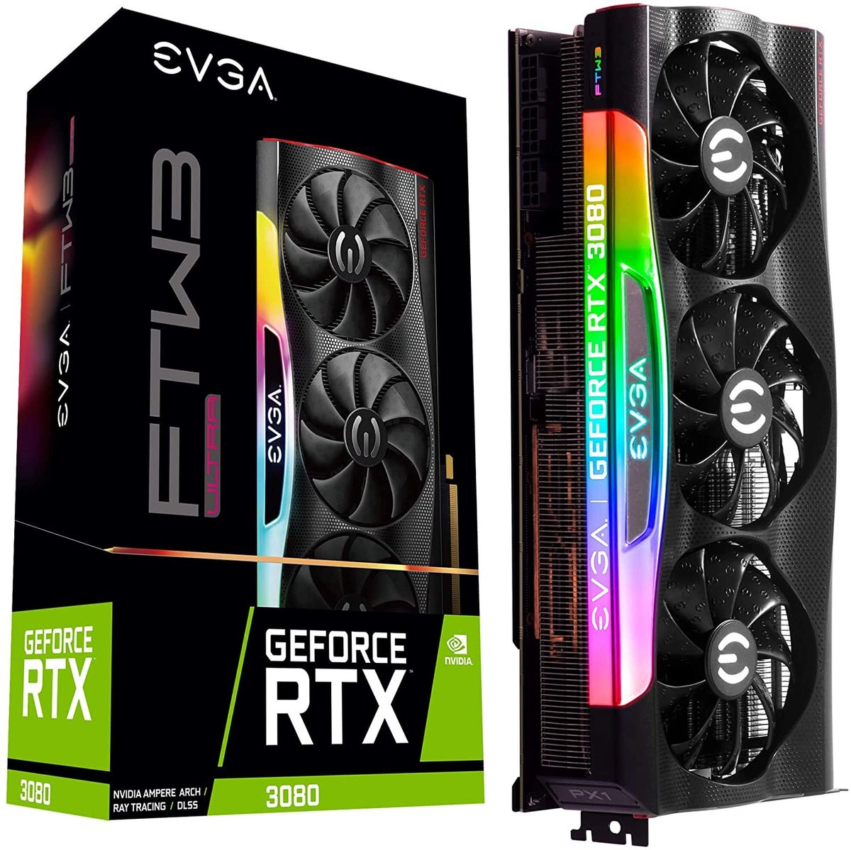 EVGA 10G-P5-3897-KR GeForce RTX 3080 FTW3 ULTRA GAMING ...