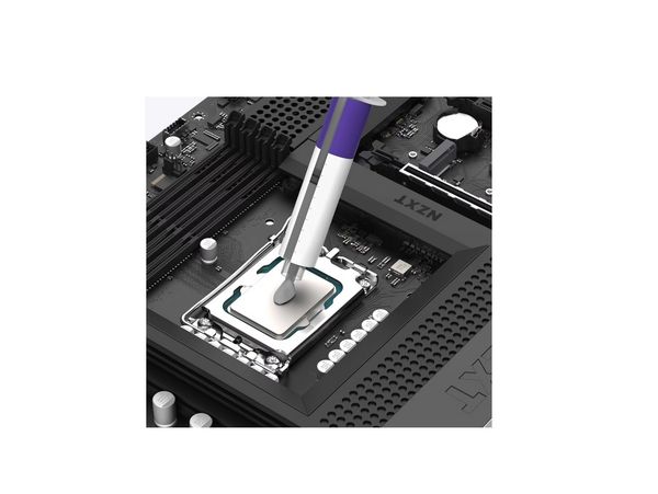 non-conductive thermal paste
conductive thermal paste
silver, copper, and aluminum-based greases