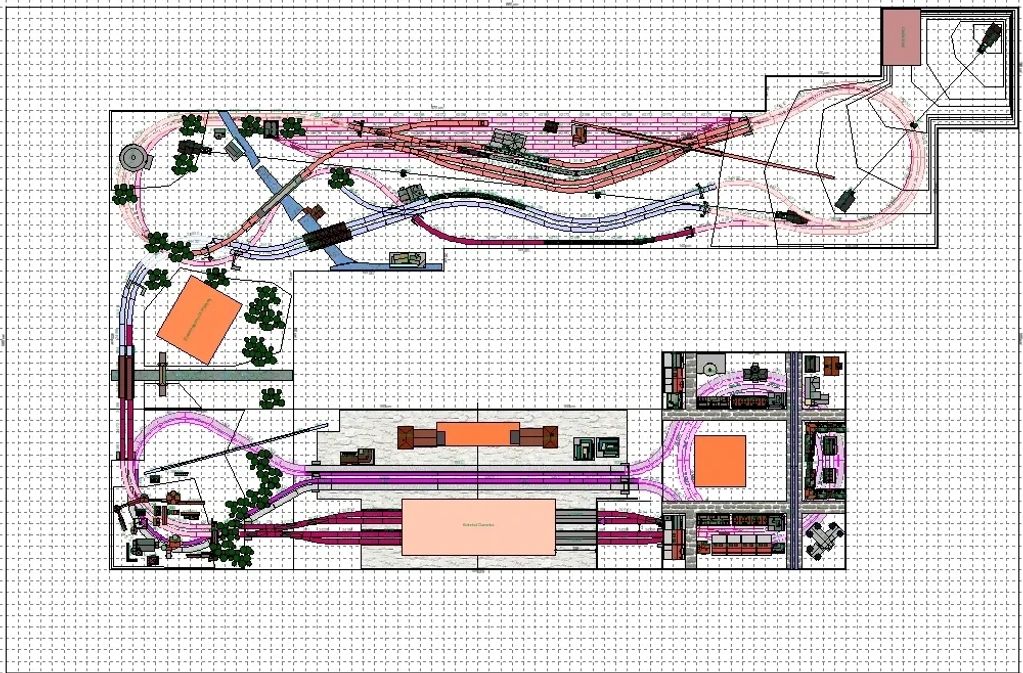 Upper Level with Hidden Track