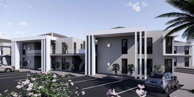 De nieuwbouwappartementen zijn er in twee varianten: met 2 of 3 slaapkamers.