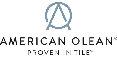 American Olean logo linking to additional residential and commercial floor and wall  tile resources.