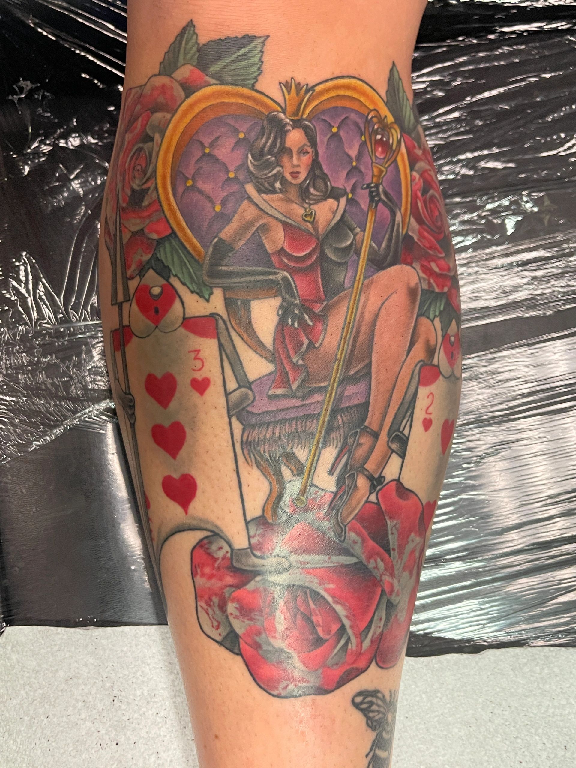 queen of hearts pinup