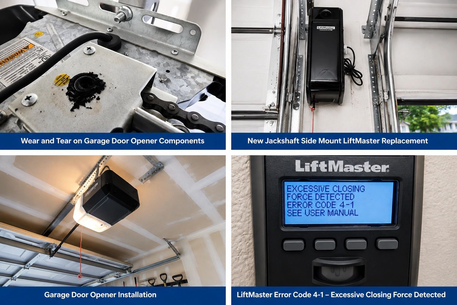 Liftmaster garage door opener installation 