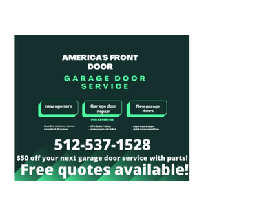 South Austin Garage door Repair & Systems -America's Front Door 