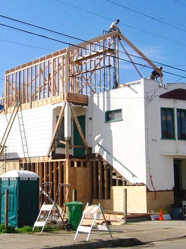 addition and remodeling framing San Francisco