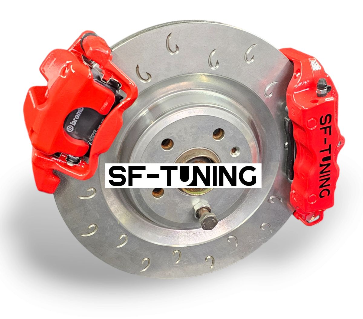 Twin Rear Big Brake Kit Porsche 4pot Calipers for VW Caddy 20032020