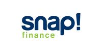 Logo with text 'snap!' in blue and 'finance' in green.