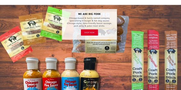 Big Fork  Sauces  and  Beef Jerky