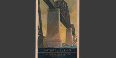 Castleton cut Off Bridge poster