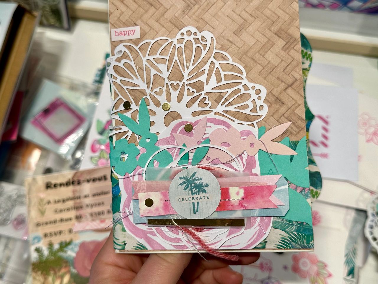 Atelier anniversaire scrapbooking à Rolle
