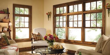 Custom wood windows