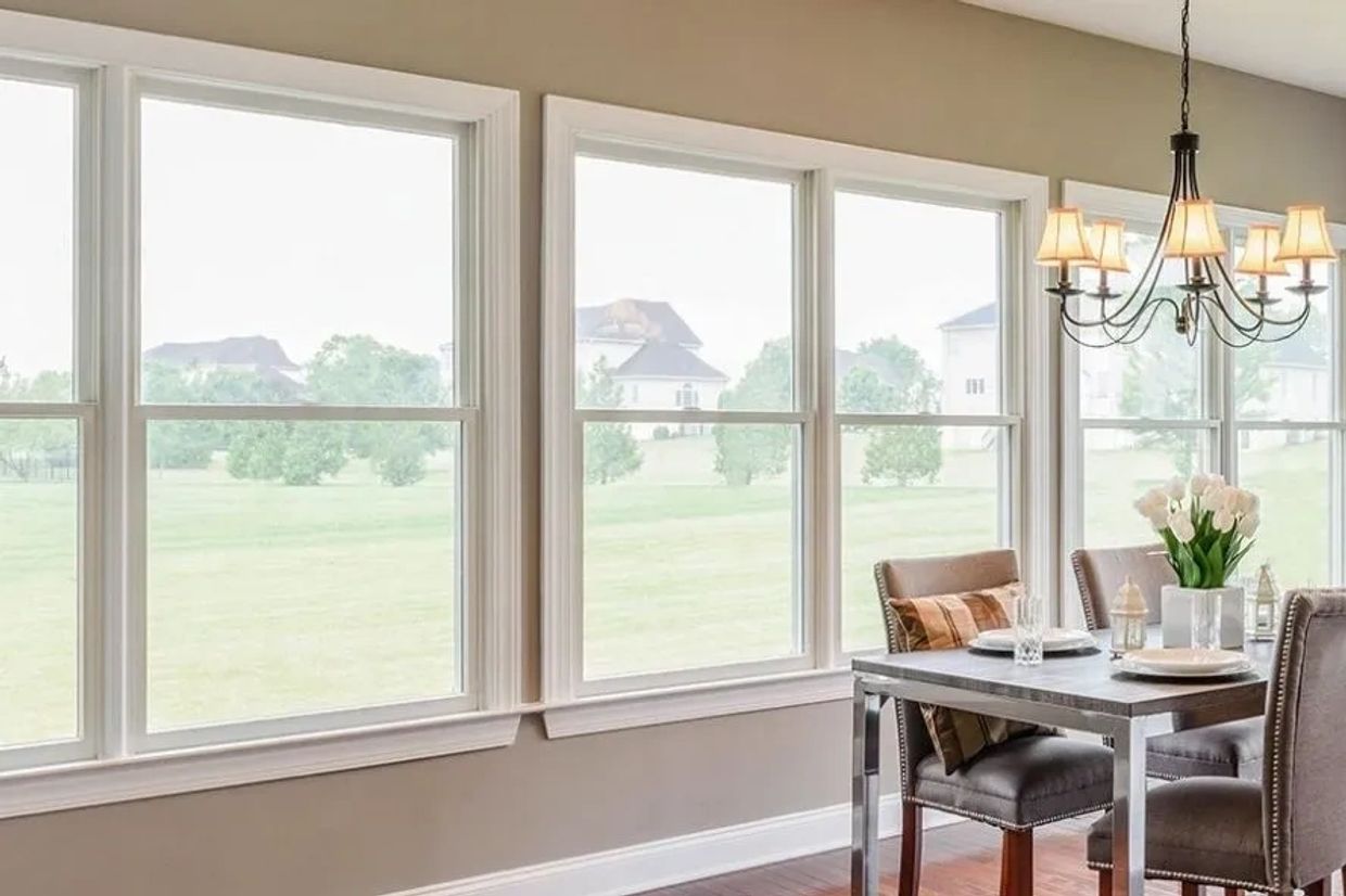 Affordable and simple single-hung windows.