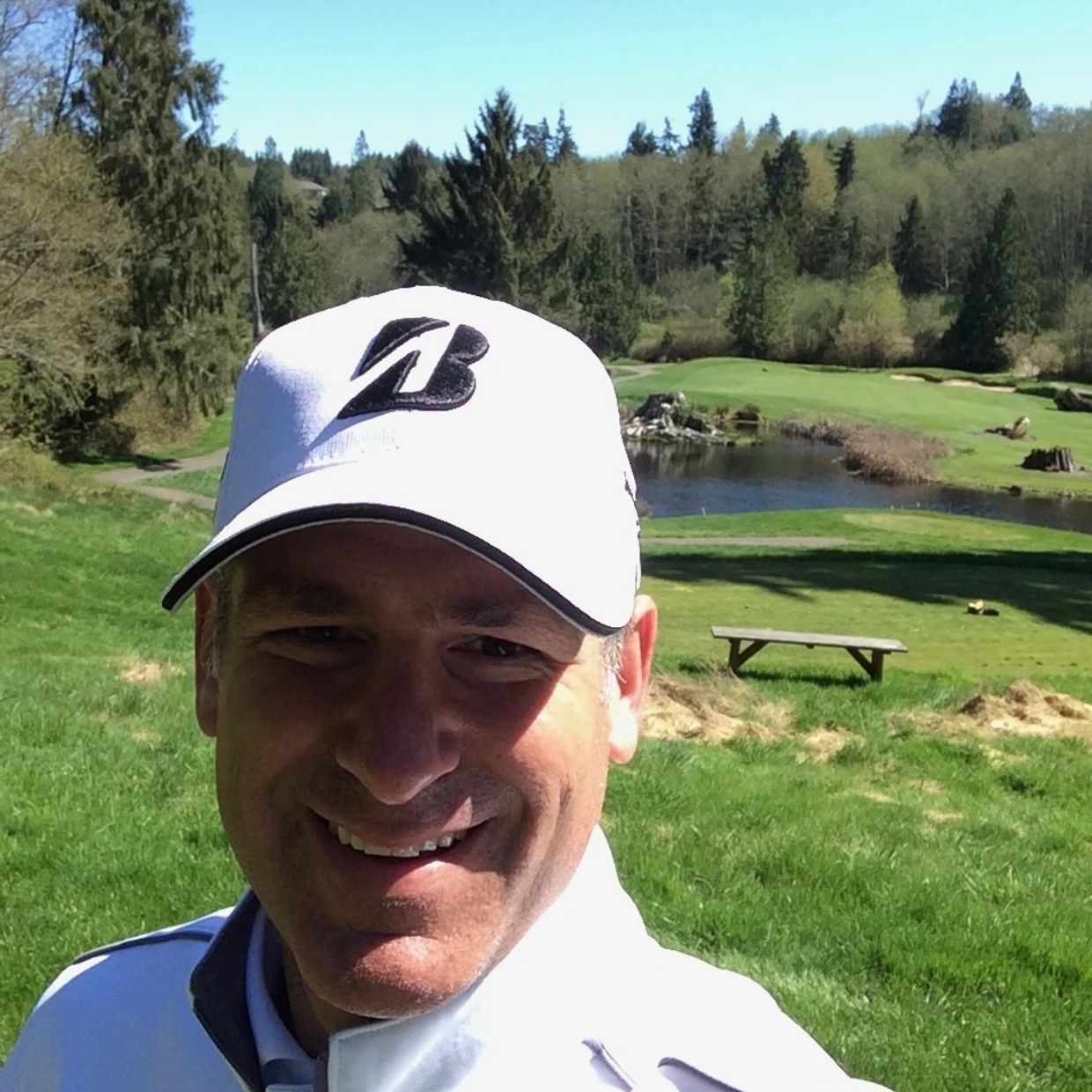 Me at Port Ludlow Golf Course, Washington, 2014