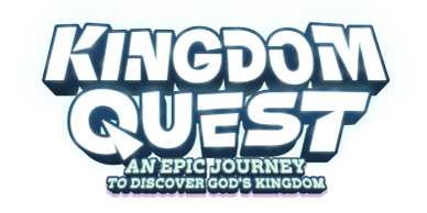 Logo for Kingdom Quest, a spiritual adventure.