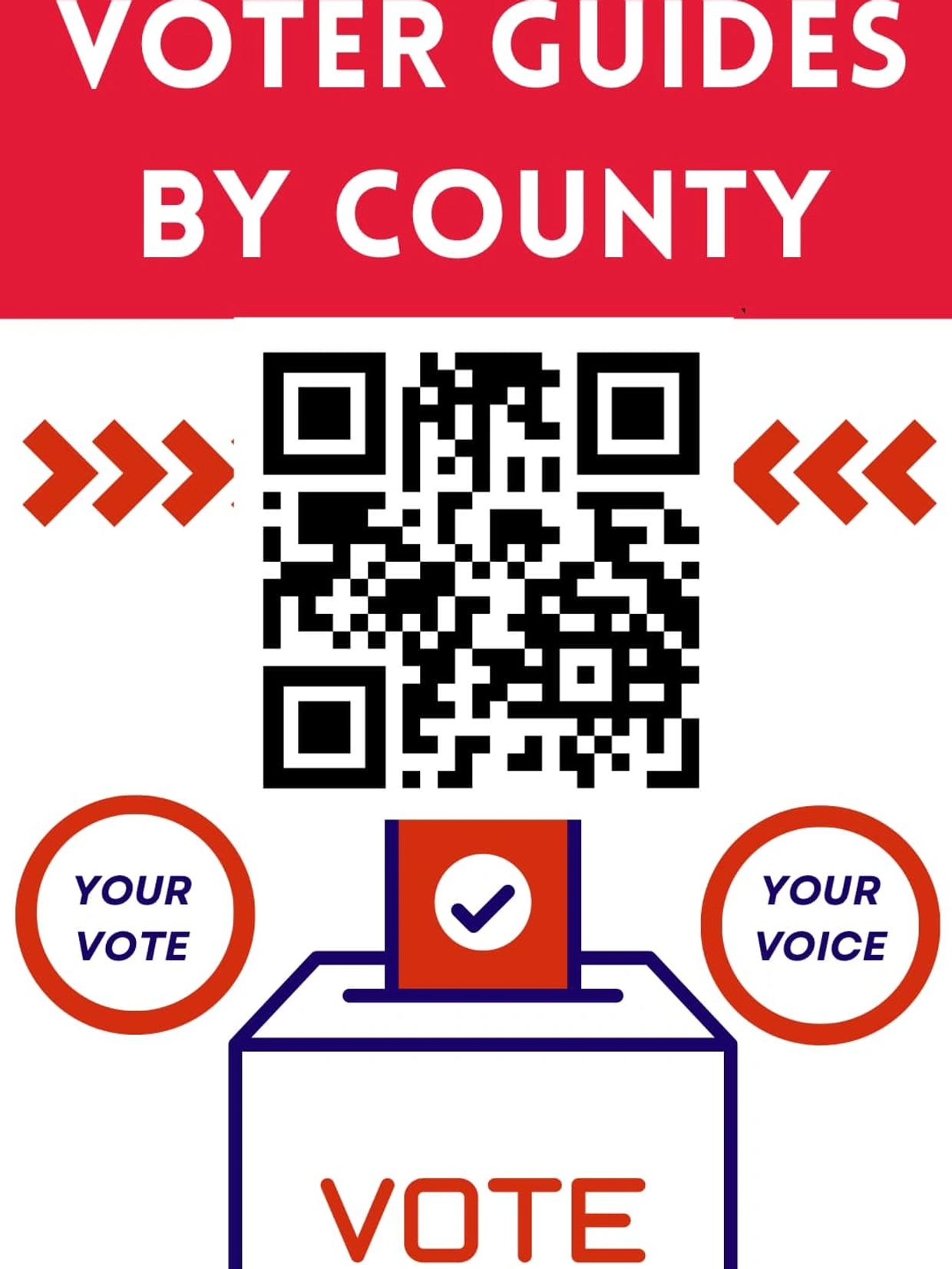 QR code for county voter guides.