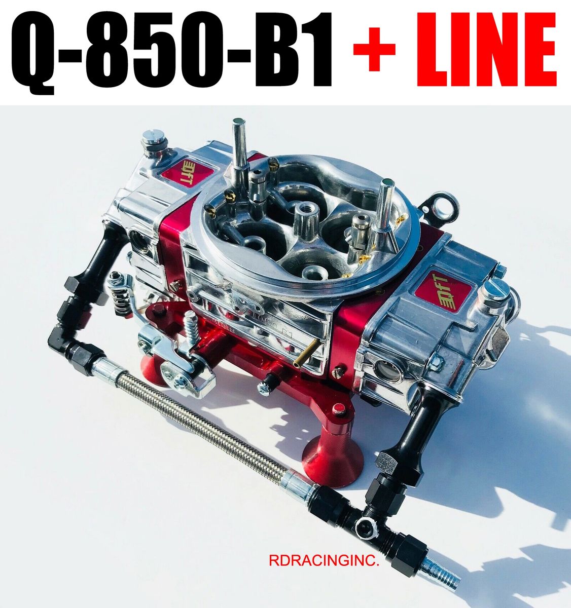 Quick Fuel 850 Cfm Blower Supercharger Carburetor Q850B1 With Line