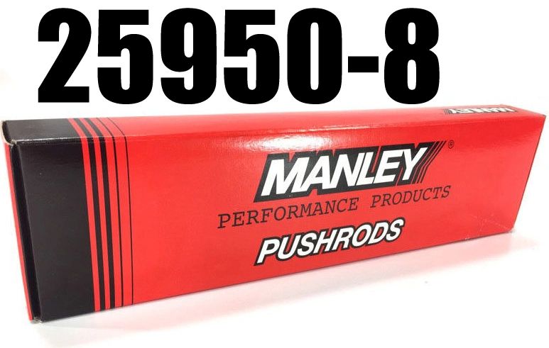 3/8 X 9.500 Long Pushrods 4130 Swedged End Pro Series 25950-8