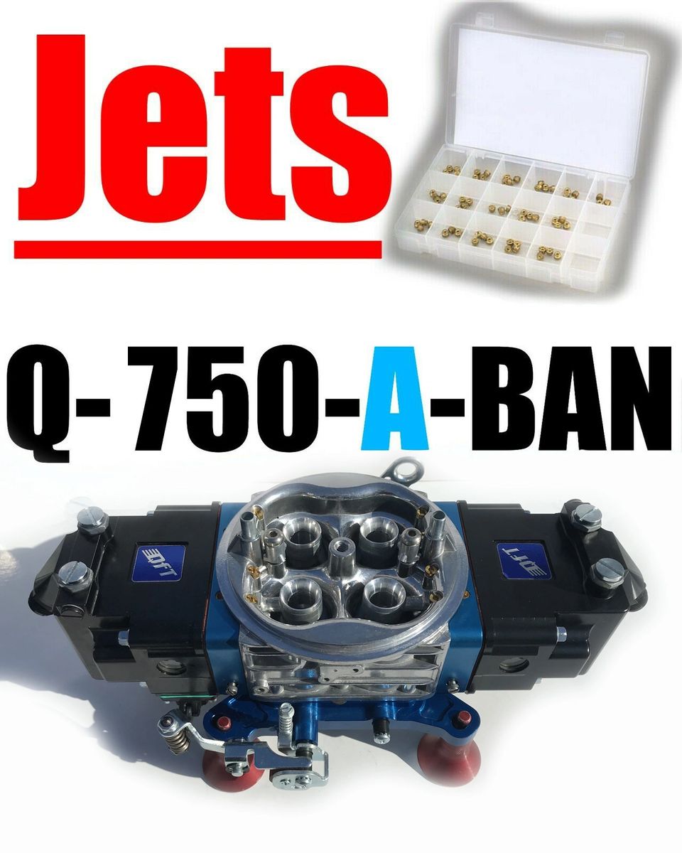 Quick Fuel 750 Cfm Alcohol Blow Through Carburetor Q750ABAN With 8 Fittings