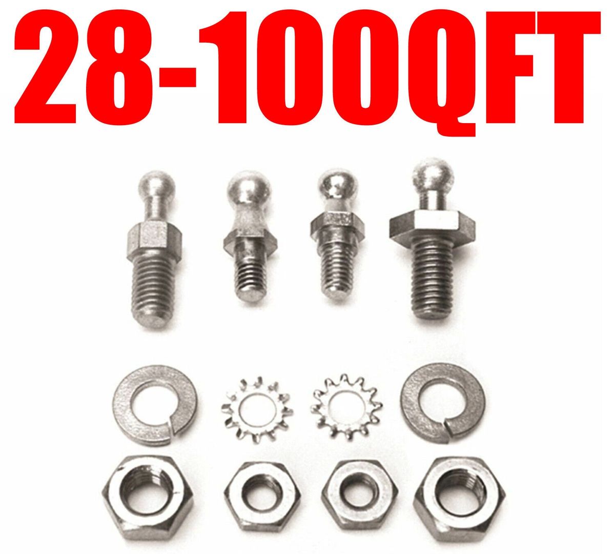 Quick Fuel 28100QFT Holley Carburetor Throttle Cable Stud Assortment