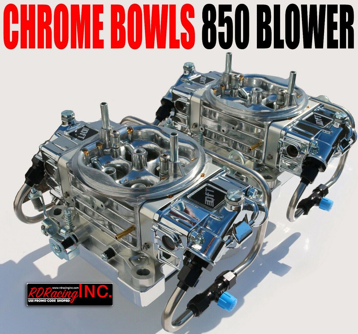 Quick Fuel 850 Cfm Blower Supercharger Carburetors Q850B2 Clear With