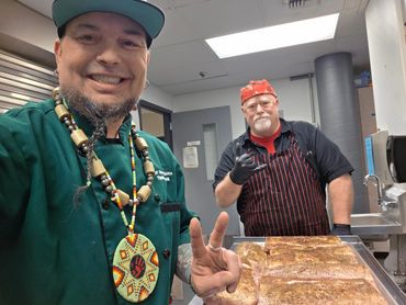 Chef Shawn Tibbitts and Chef Mike on Easter