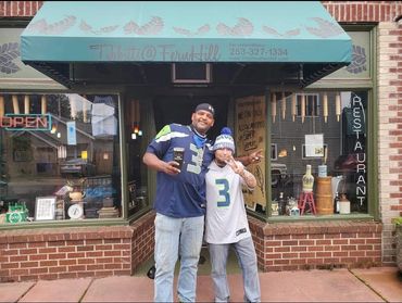 Chef Shawn Tibbitts with Artist Jonathan Jackson