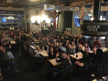 Oktoberfest Crowd at Black Fleet Brewing