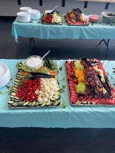 More Fresh Fruit and Food Trays for Service