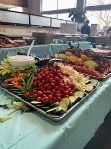 Fresh Fruit and Food Trays for Service